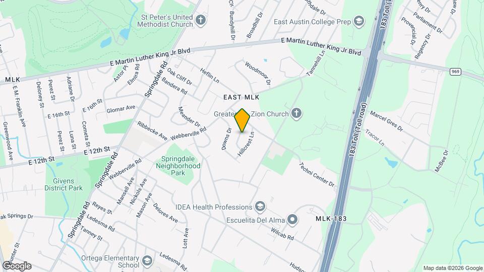 1717 Bunche Rd Map and Location Details