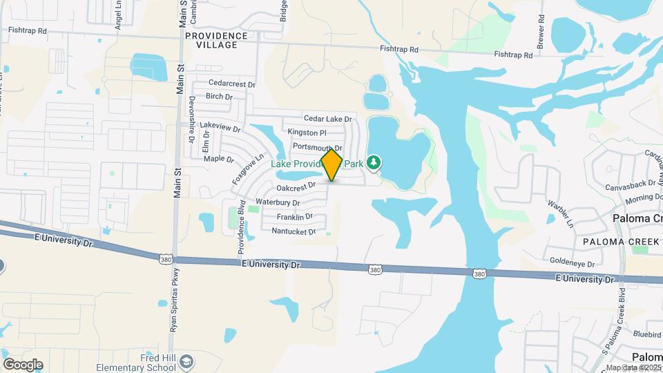 1400 Oakcrest Dr Map and Location Details