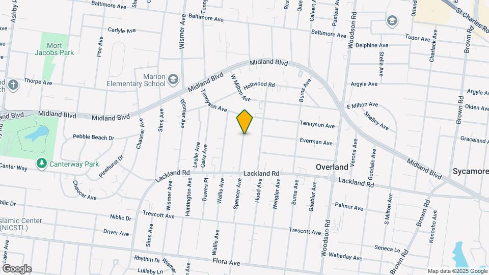 2504 Spencer Ave Map and Location Details