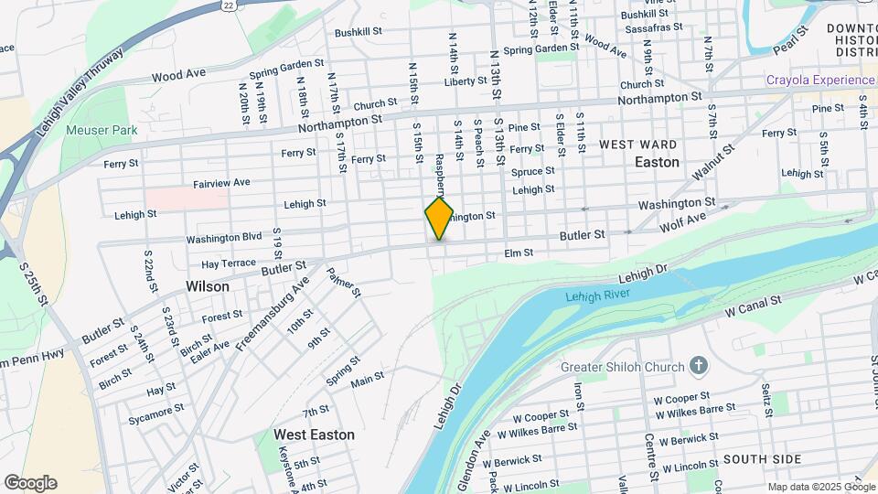 1434 Butler St Map and Location Details