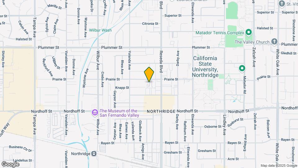 18550 Prairie St Map and Location Details