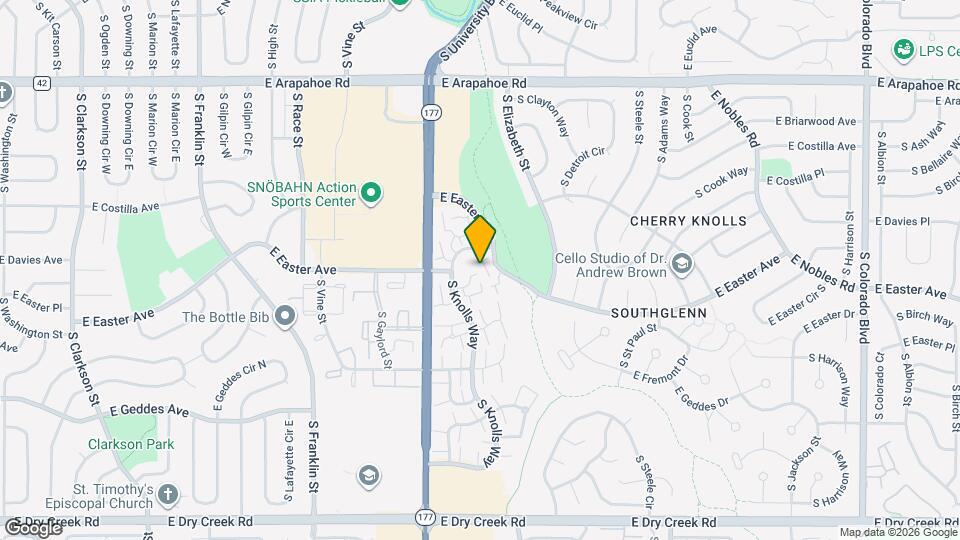 6941 S Knolls Way Map and Location Details