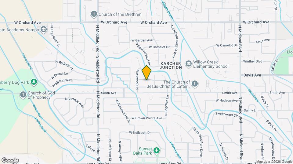 2019 W Curlew St Map and Location Details
