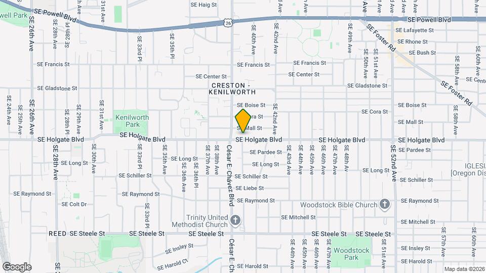 3951 SE Holgate Blvd Map and Location Details