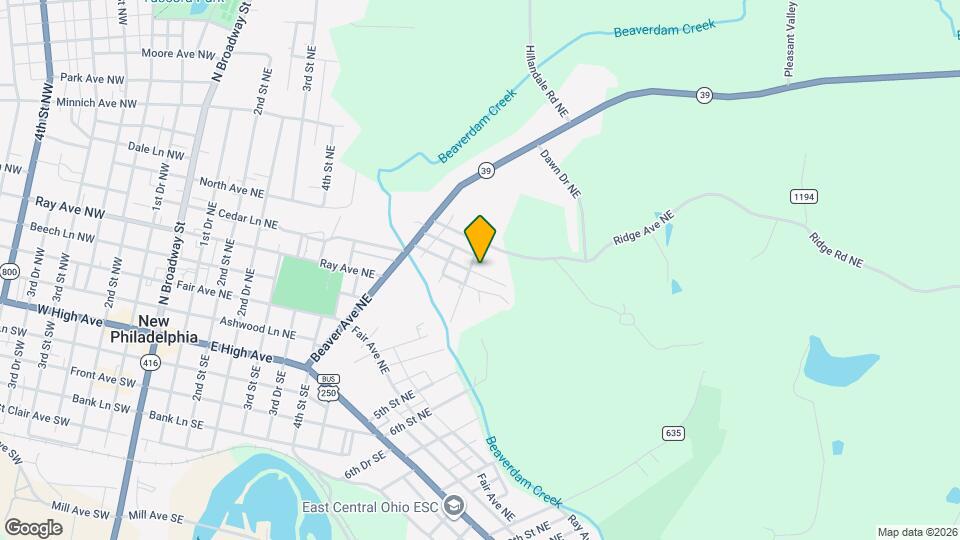 609 Crider Ave NE Map and Location Details