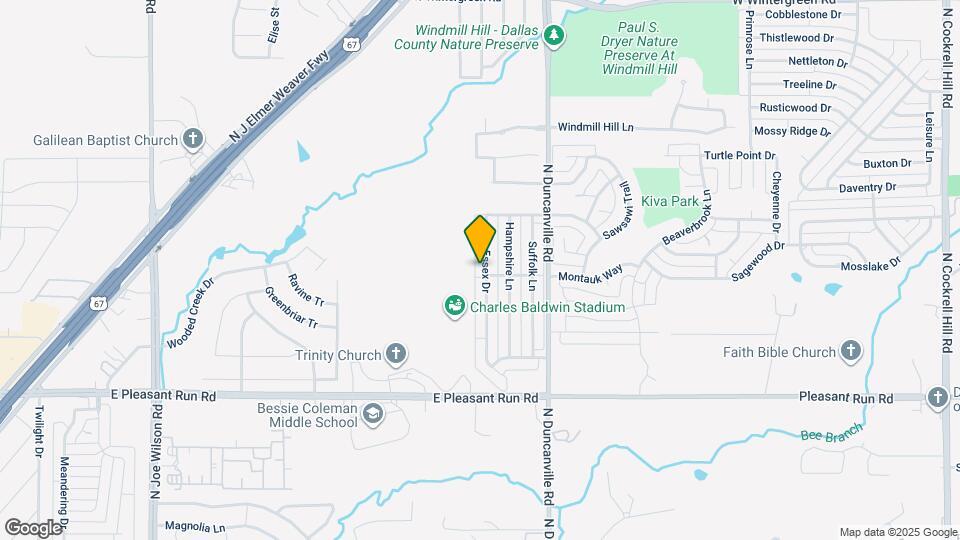 1105 Essex Dr Map and Location Details