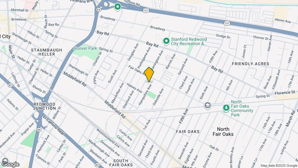 661 Hampshire Ave Map and Location Details