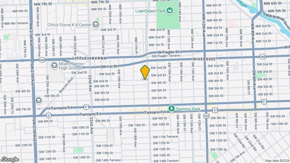 1716 SW 3rd St Map and Location Details