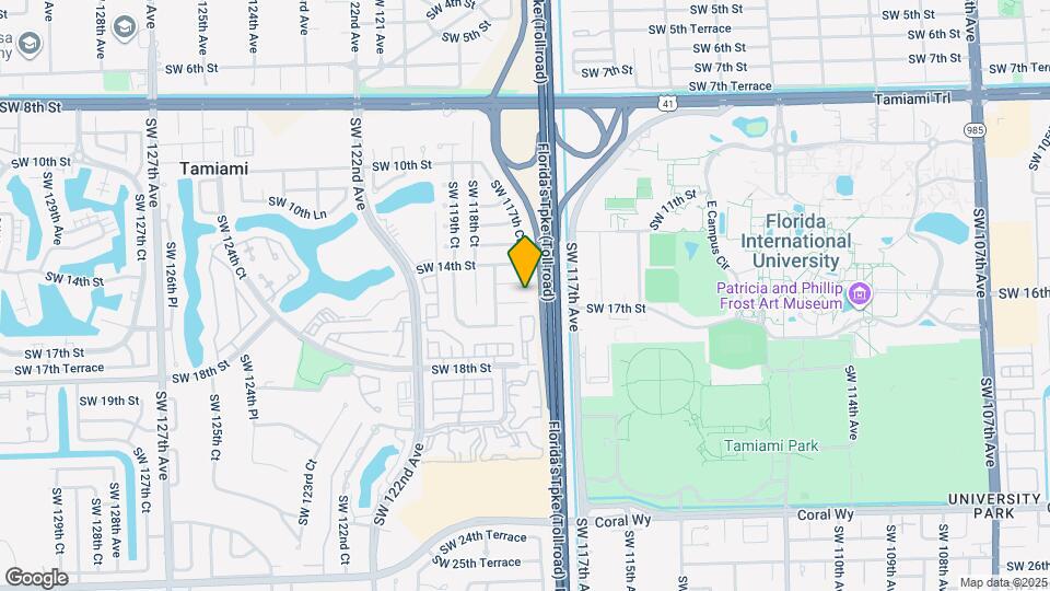 11797 SW 14th Terrace Map and Location Details