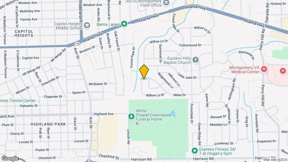 3036 Willow Ln Dr Map and Location Details