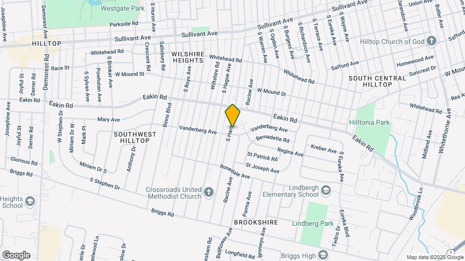 862-864 S Harris Ave Mapa y Detalles de la Ubicación
