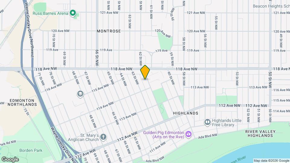 11418-11462 62 St NW Map and Location Details