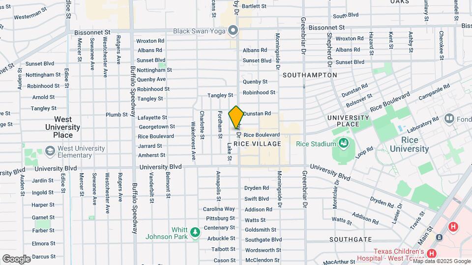 2604 Rice Boulevard Map and Location Details