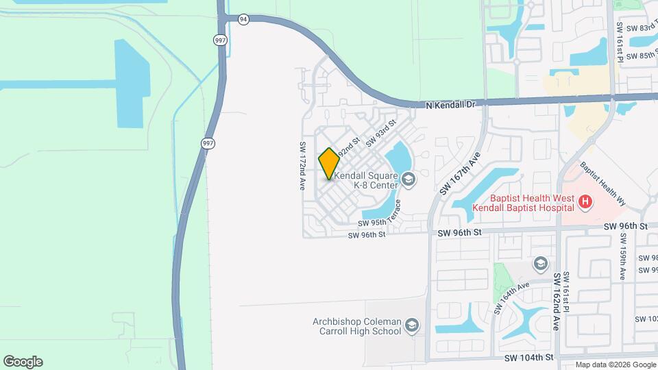 17093 SW 93rd St Map and Location Details