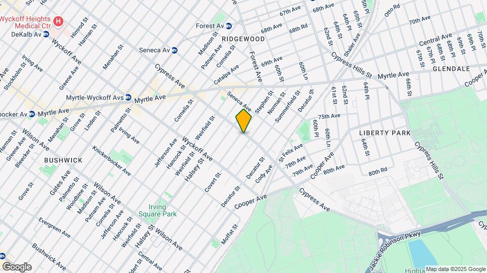 1032 Cypress Ave Map and Location Details