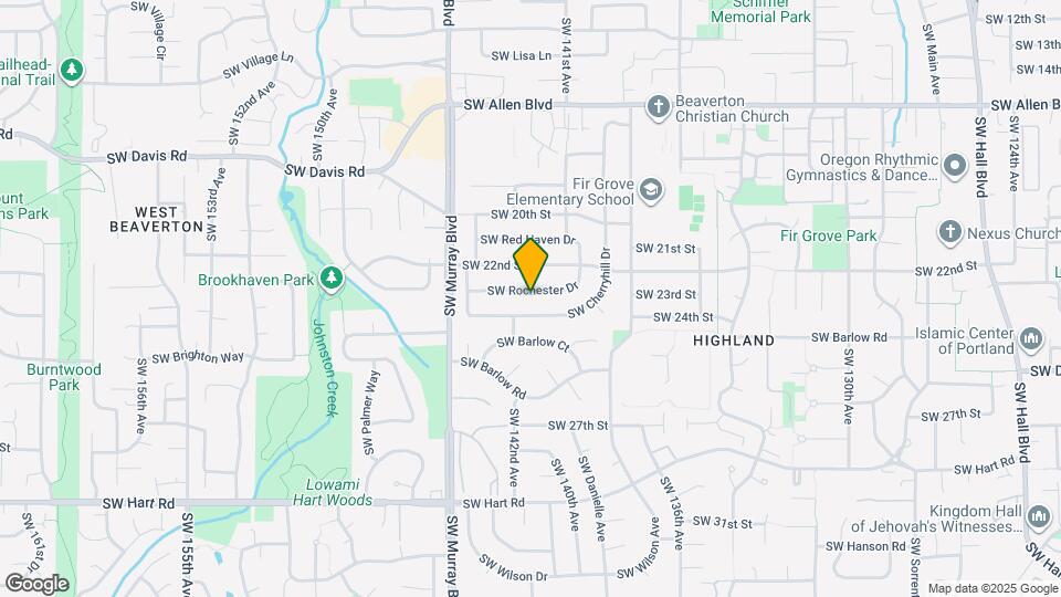 14210 SW Rochester Dr Map and Location Details