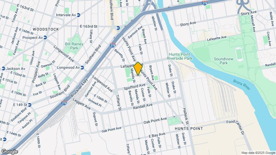 739 Coster St Map and Location Details