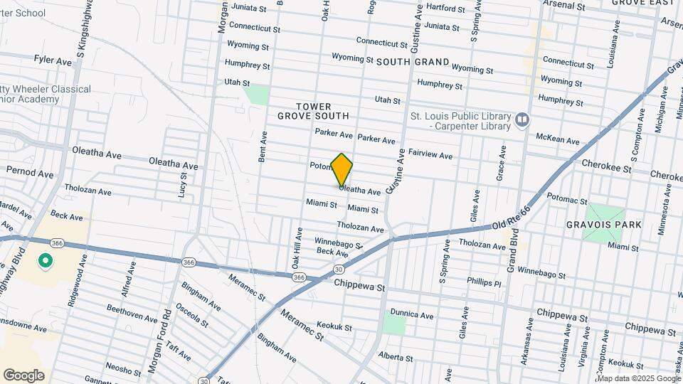 4008 Oleatha Ave Mapa y Detalles de la Ubicación