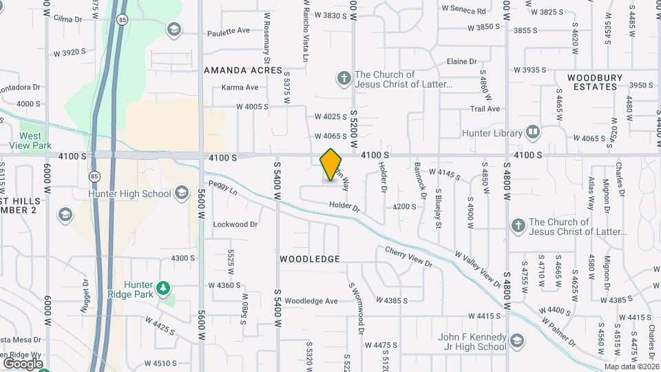 5302 W Ted Wy Map and Location Details