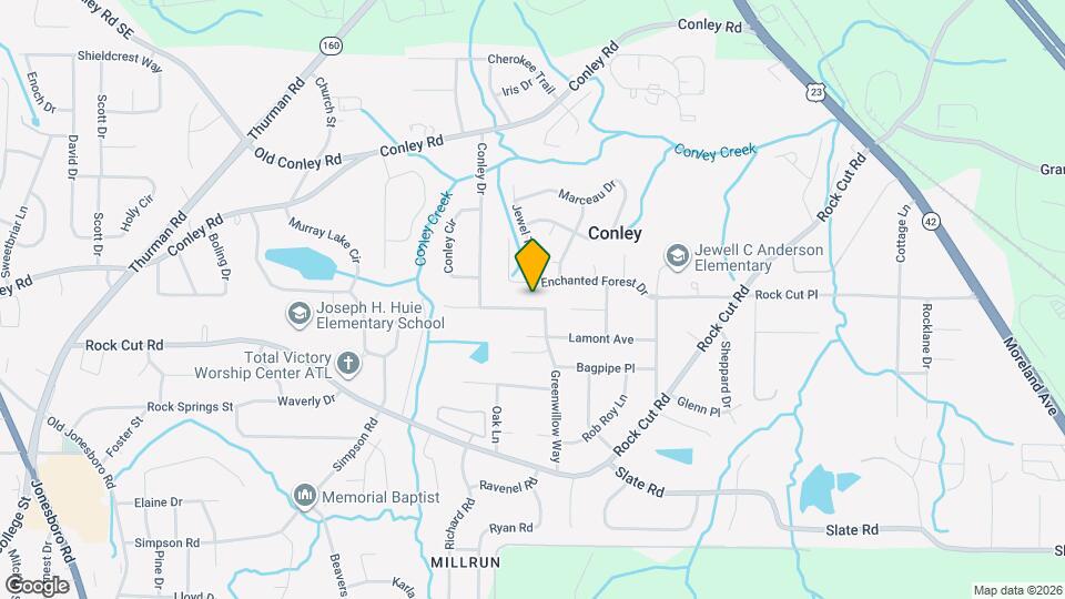 1540 Greenwillow Dr Map and Location Details