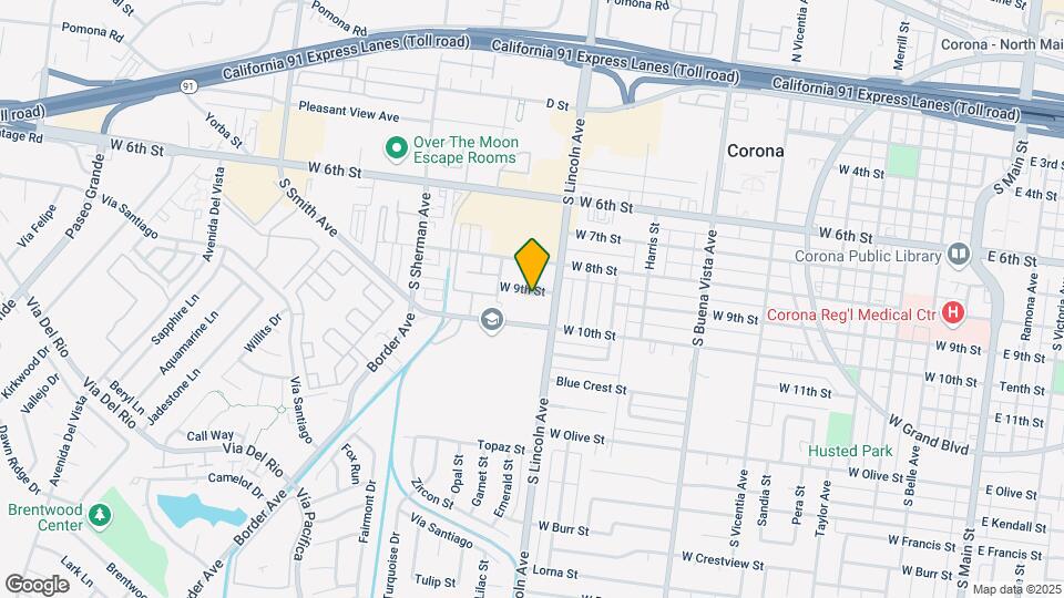 1120 W 9th St Mapa y Detalles de la Ubicación