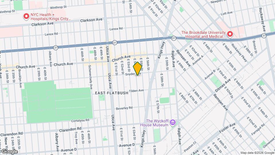 359 E 54th St Map and Location Details
