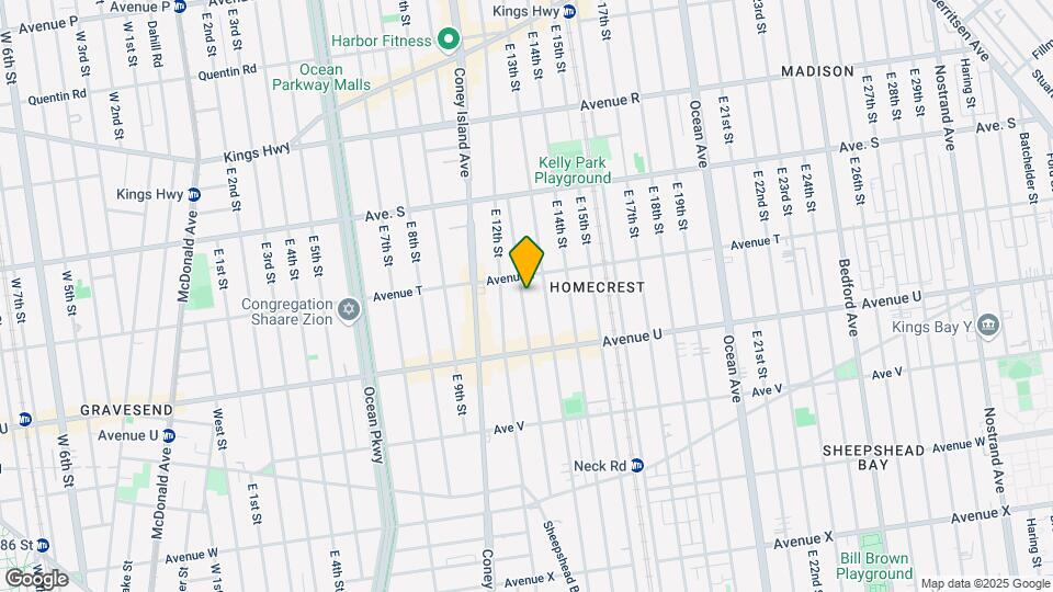 2017 Homecrest Ave Map and Location Details