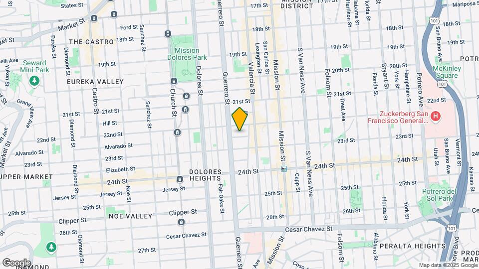 46 Alvarado St Map and Location Details
