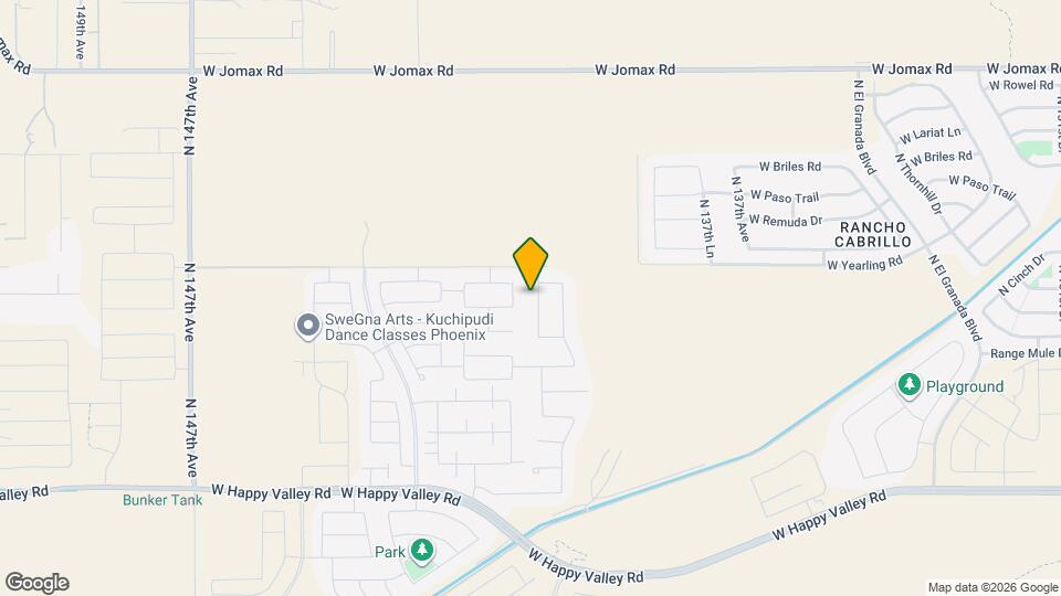 25734 N 140th Ln Map and Location Details