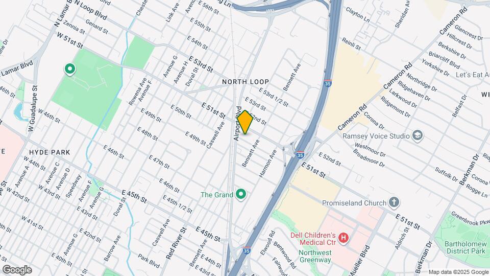 914 E 50th St Map and Location Details