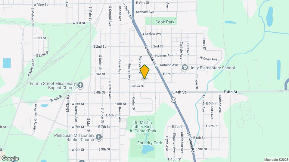 603 Hope St Map and Location Details