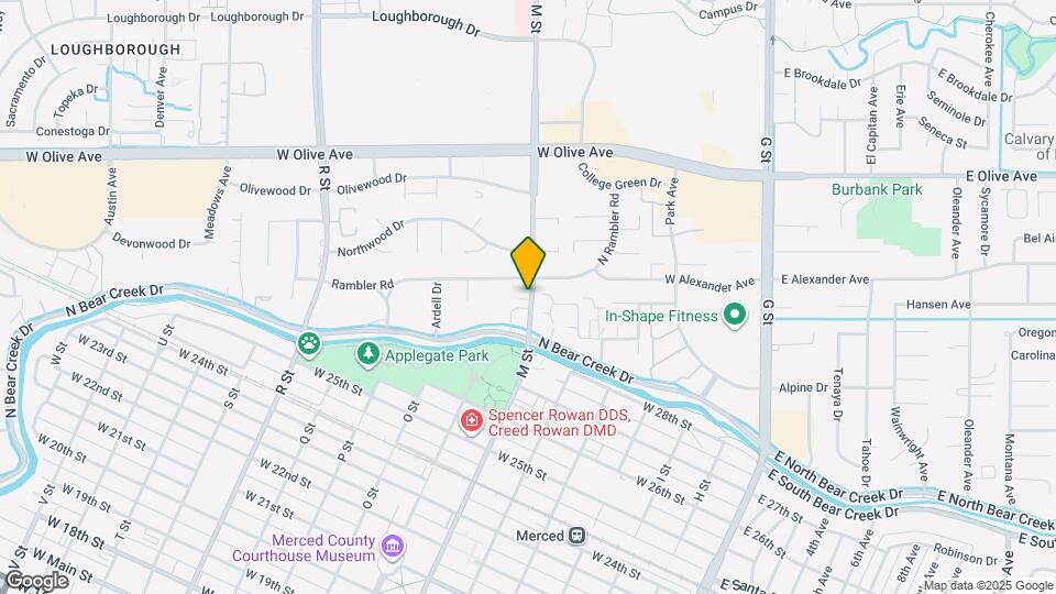 2875 M St Map and Location Details