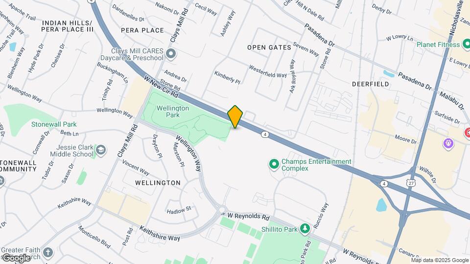 Wellington Park Apartments Map and Location Details