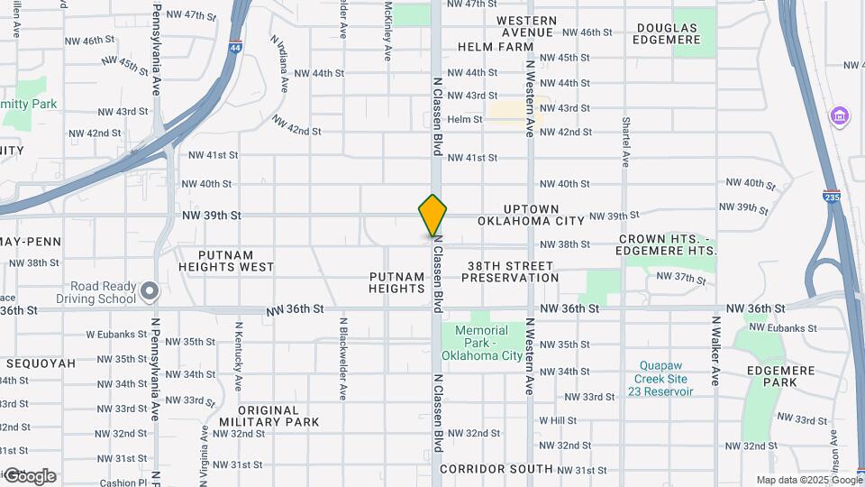 1309 NW 38th St Map and Location Details