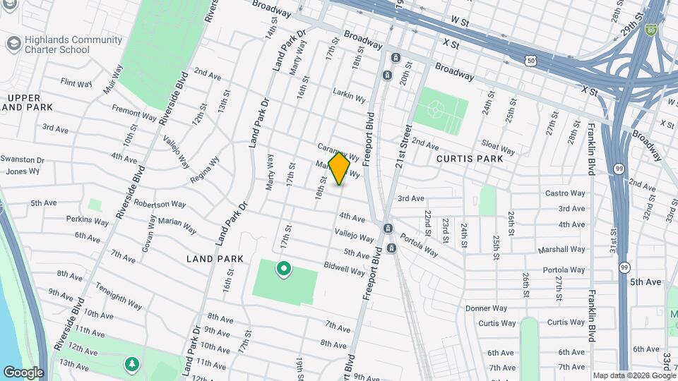 2796 19th Street Mapa y Detalles de la Ubicación