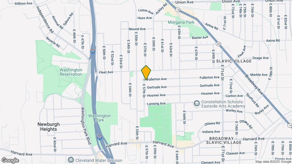 5704 Fullerton Ave Map and Location Details