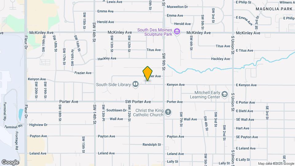 947 Kenyon Ave Map and Location Details