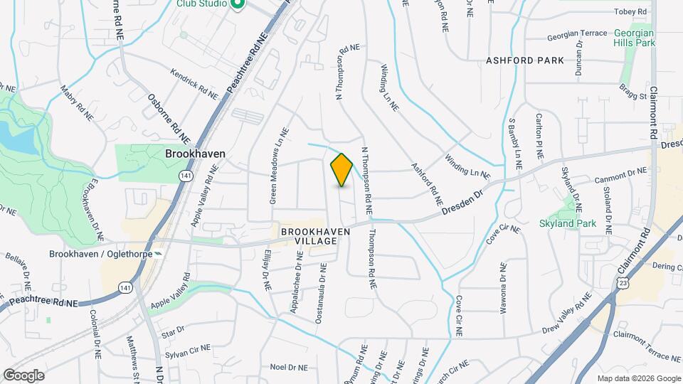 1498 Dresden Dr NE Map and Location Details