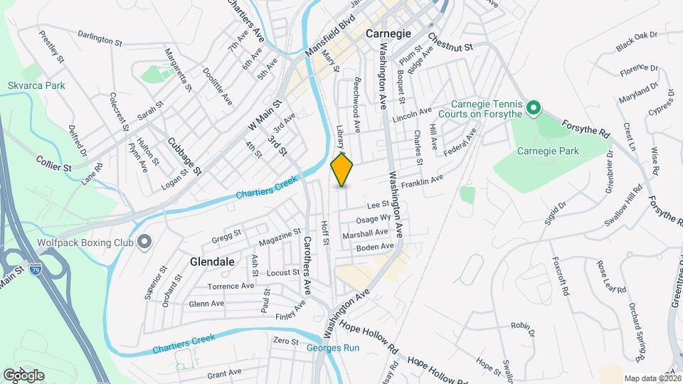 830 Library Ave Map and Location Details