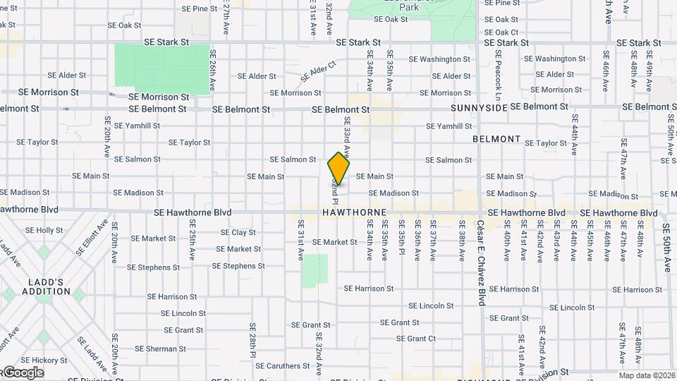 3255 SE Madison St Map and Location Details