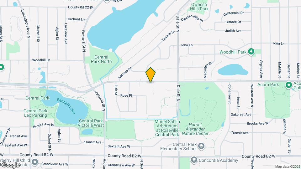 716 County Rd C West Map and Location Details