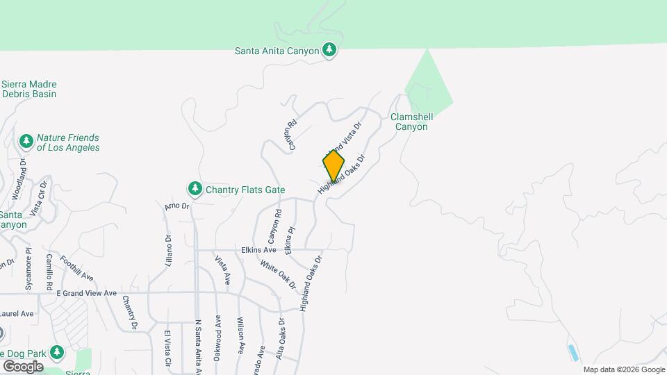 2120 Highland Oaks Dr Map and Location Details