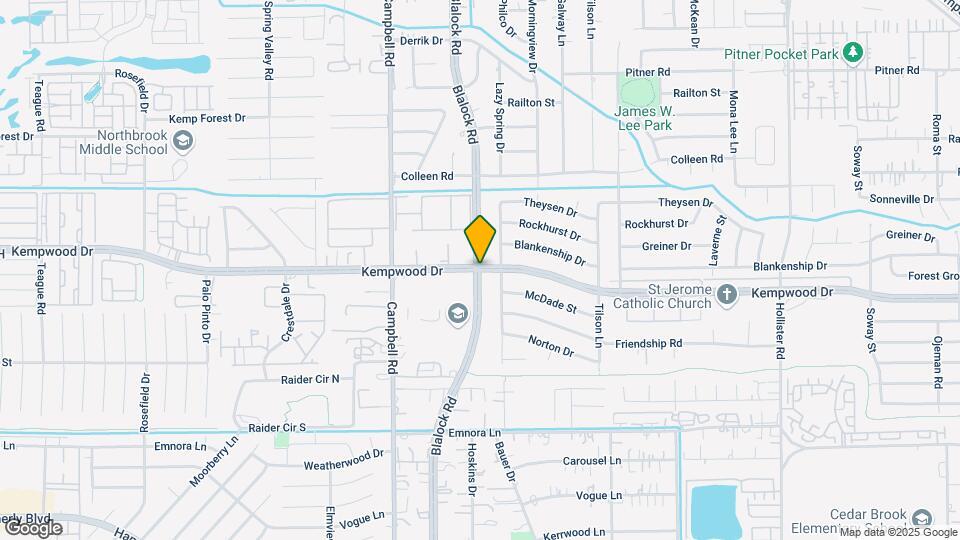 9347 Kempwood Dr Map and Location Details