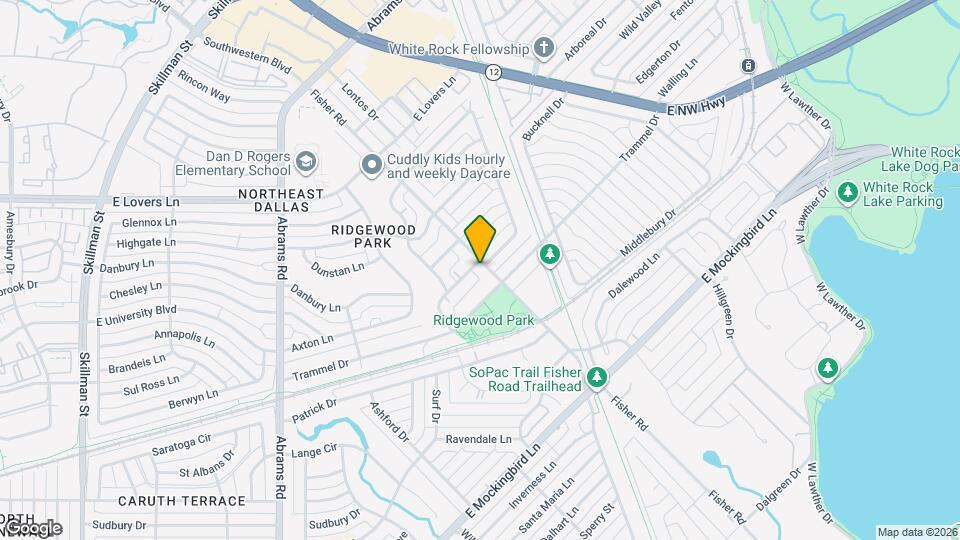 6706 Fisher Rd Map and Location Details