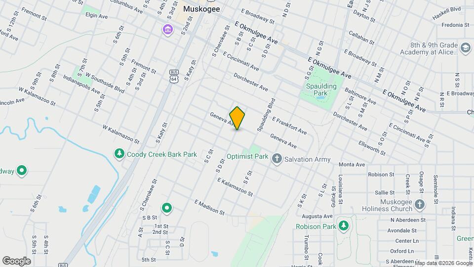 708 S D St Mapa y Detalles de la Ubicación