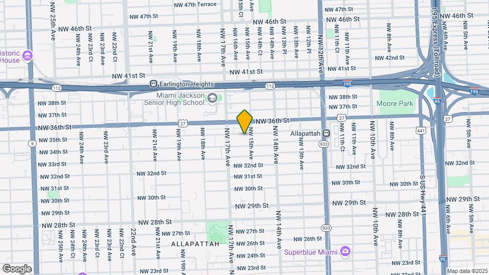 1530 NW 35 Street Mapa y Detalles de la Ubicación