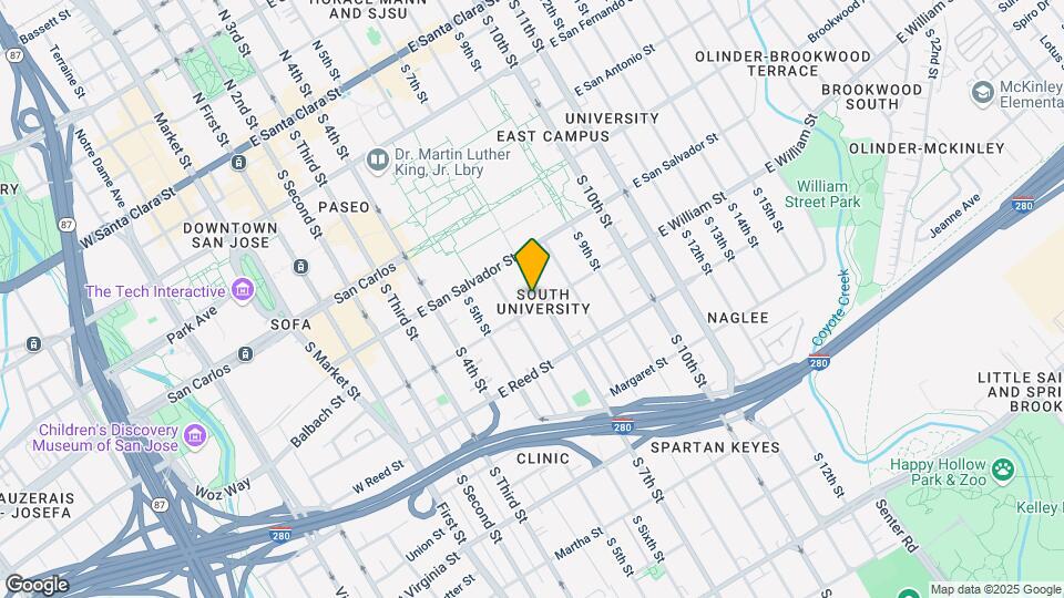 491 S 7th St Map and Location Details