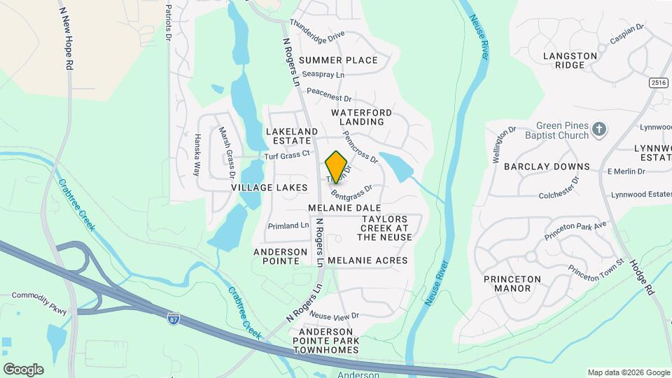 5209 Bentgrass Dr Map and Location Details