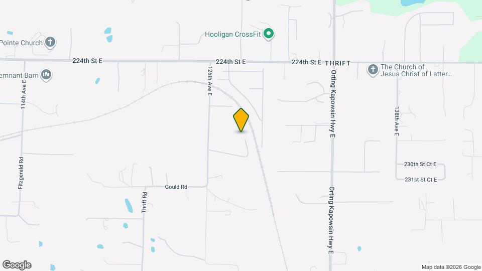 22902 128th Ave E Map and Location Details