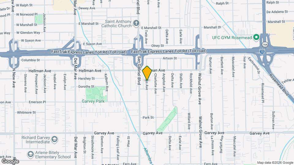 3319 Gladys Ave Mapa y Detalles de la Ubicación